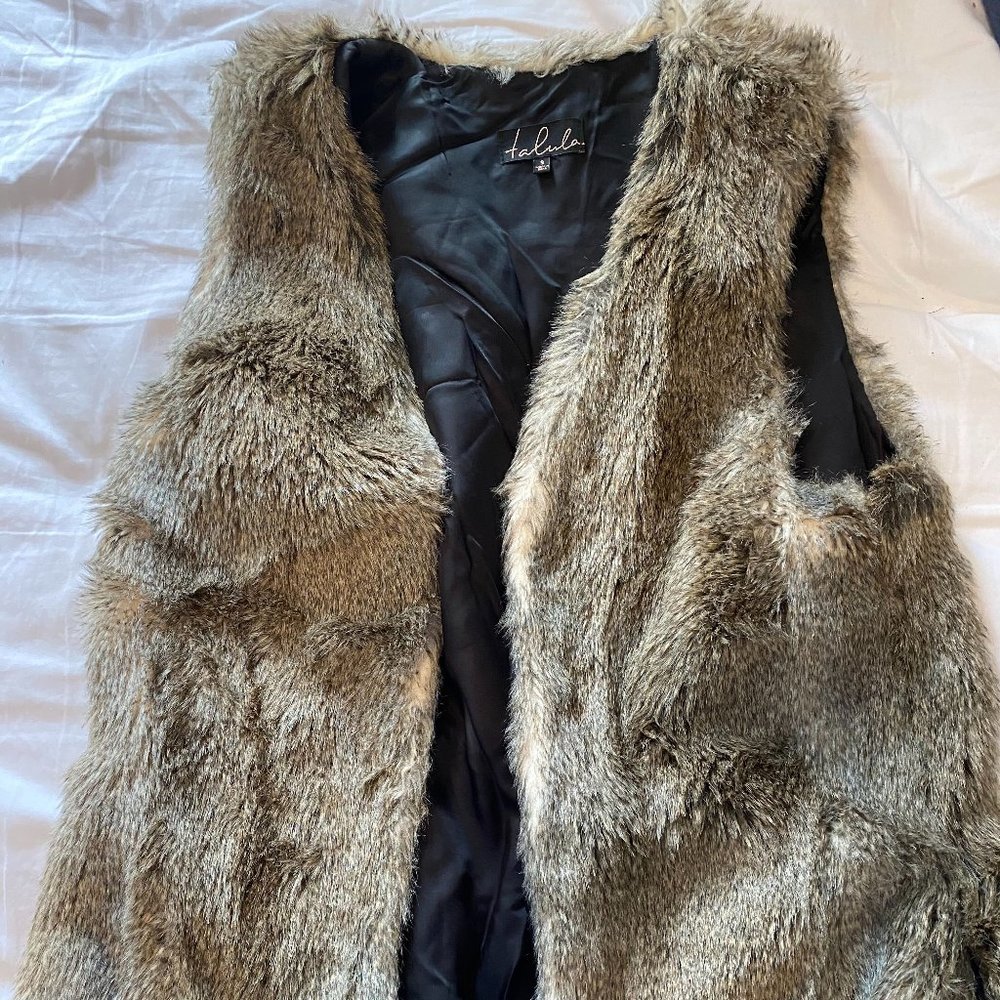 Aritzia Faux Fur Vest